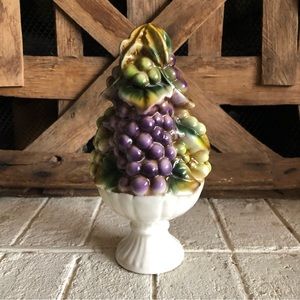 Vintage ceramic Grape Topiary Collectable A & A (49)